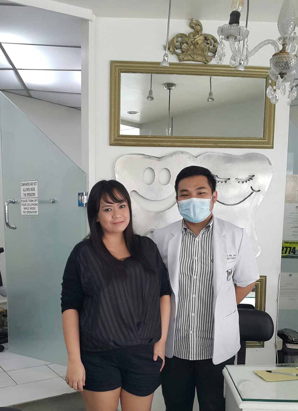 with Dr Ong and his mask! 😅